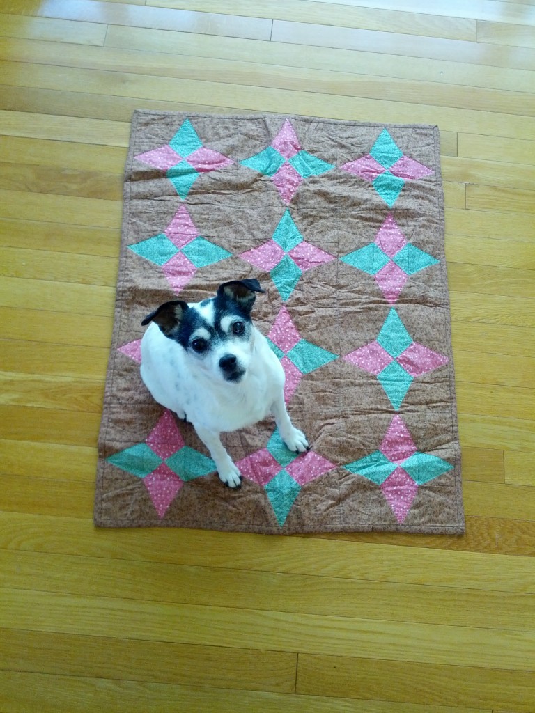 Little Baby Quilt I made to put away in my hope-chest. Hand quilted. 